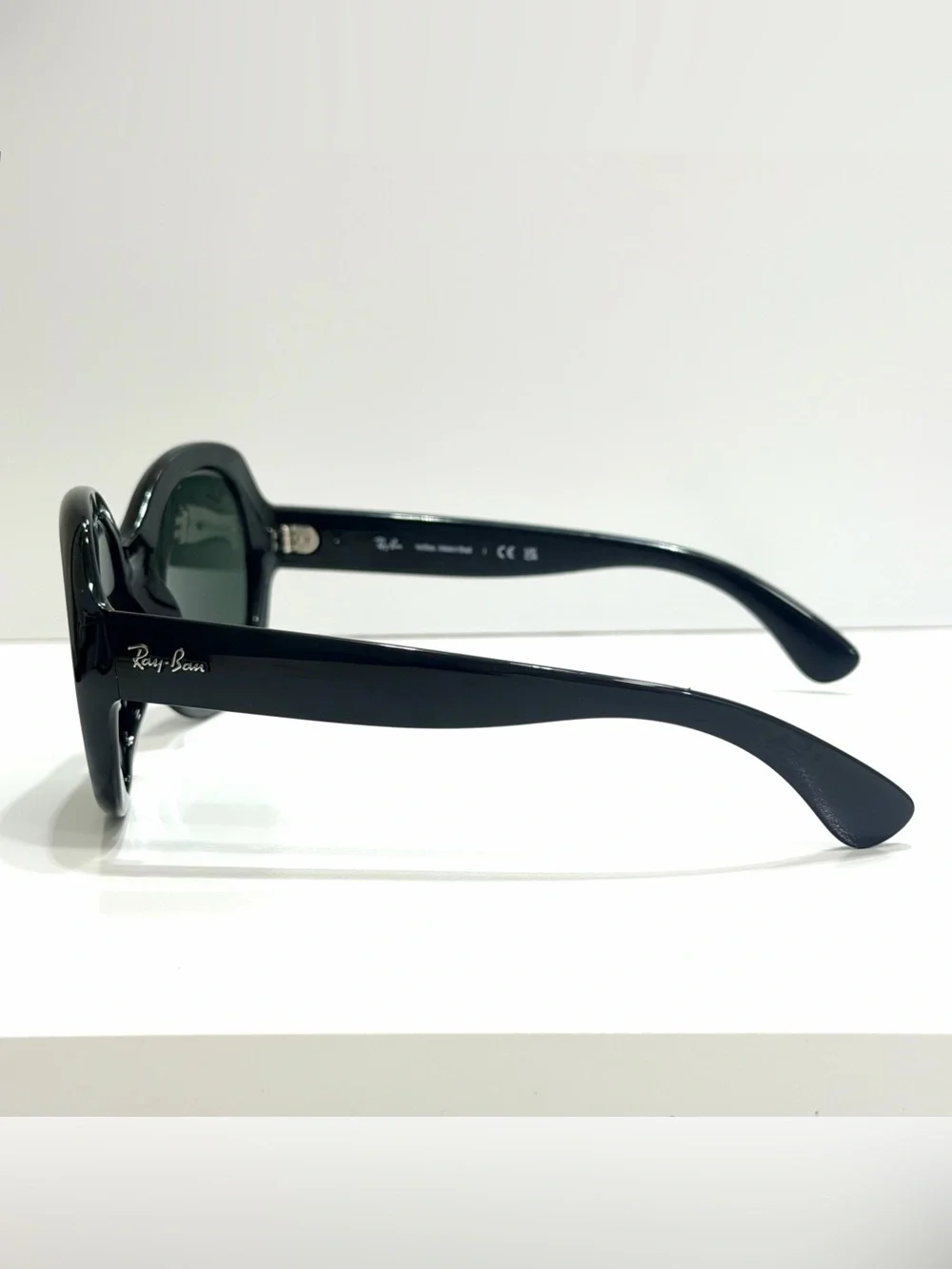 New Ray-Ban Black Oversized Round Sunglasses (RB4191)